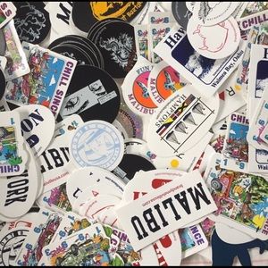 brandy melville sticker bundle